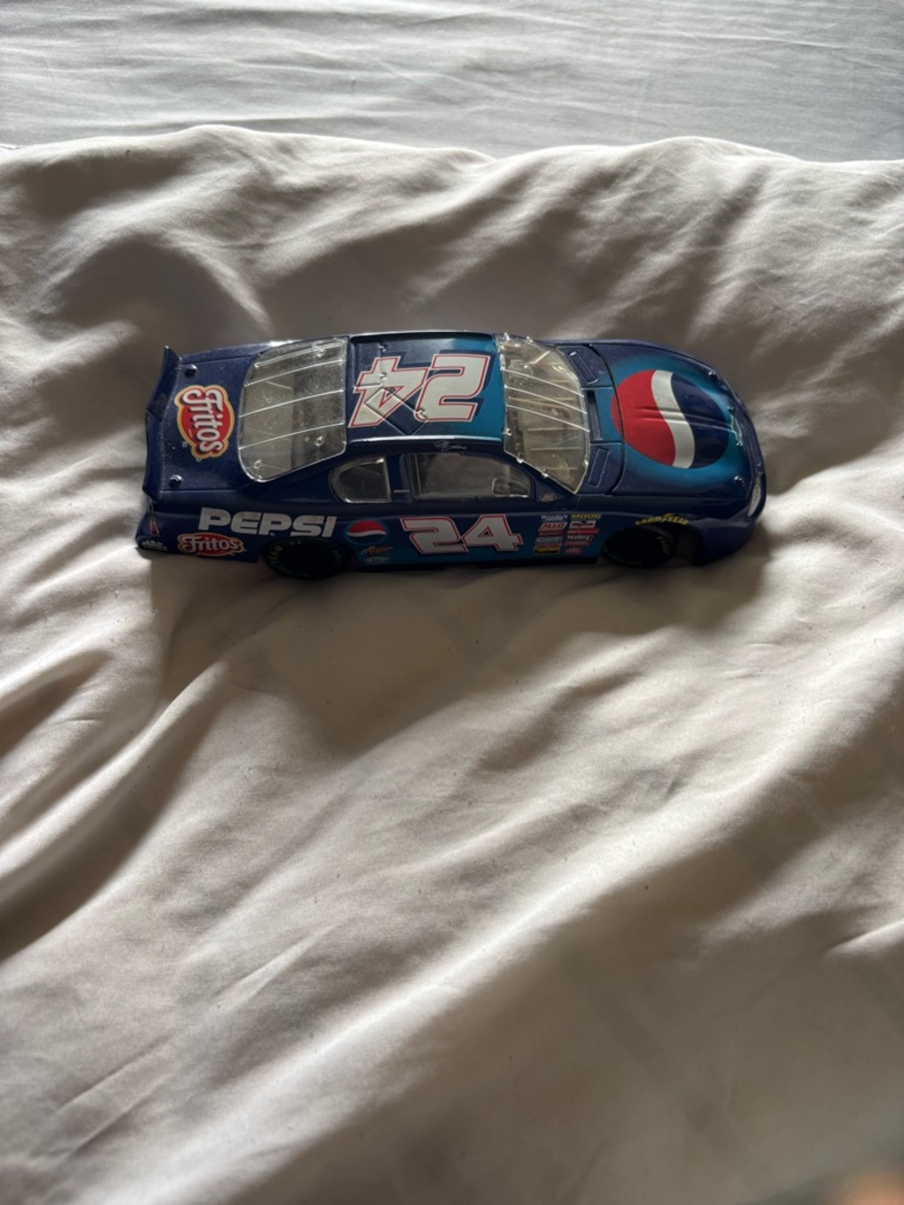 Pepsi Blue and Red #24 Die-Cast NASCAR Style Toy Car